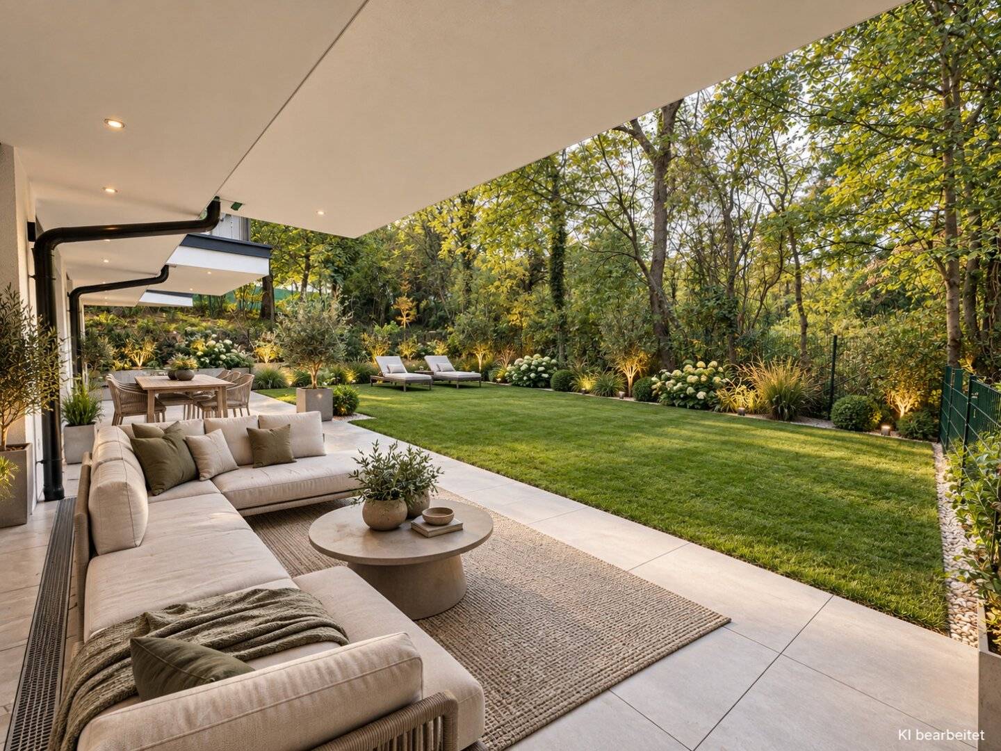 Garden rental apartment in Obersievering - 4 rooms - approx. 122 m² weighted living area - first occupancy - approx. 180 m² private garden - approx. 40 m² terrace
