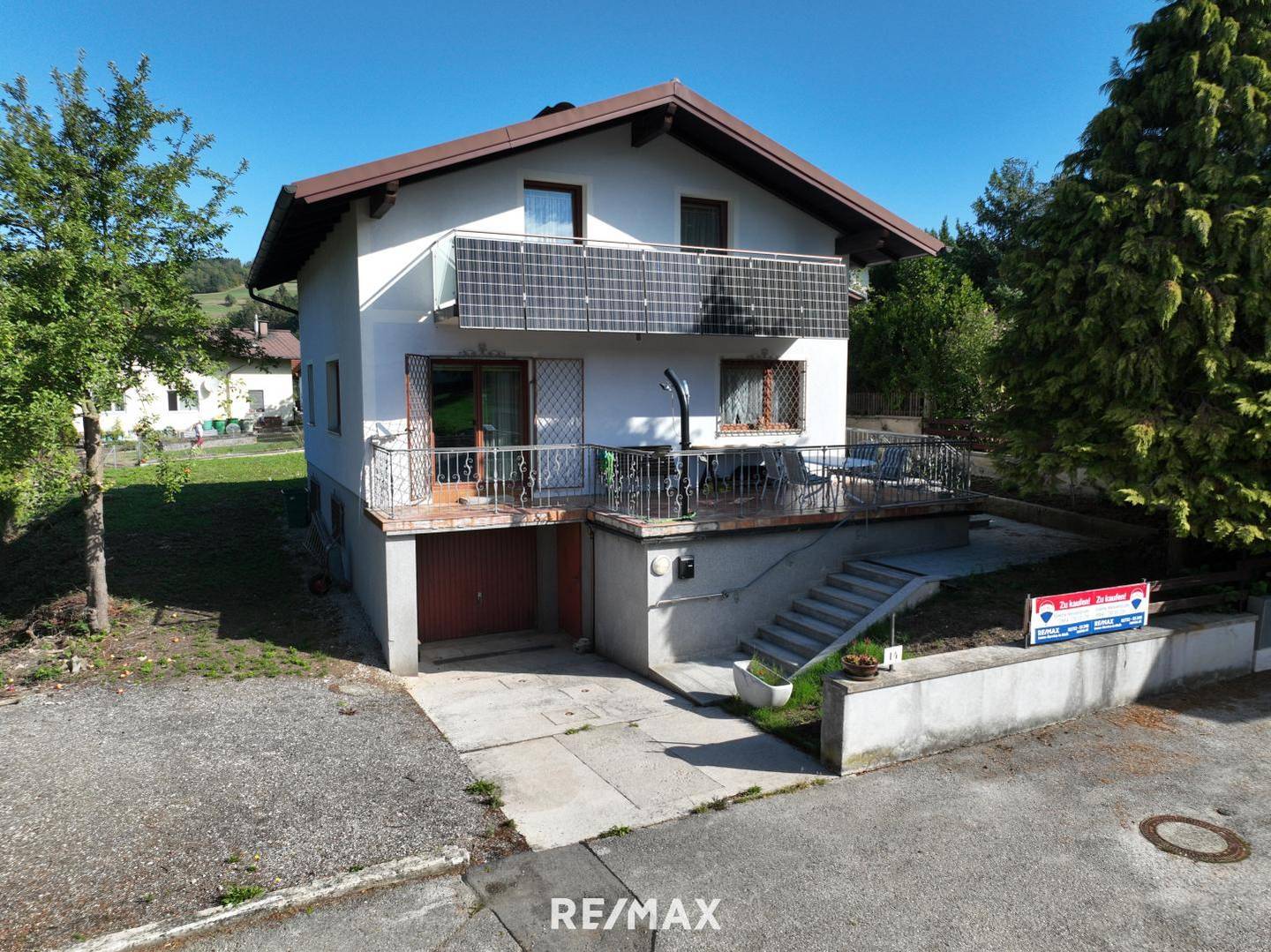 Blick zum Haus