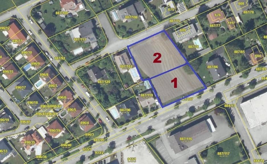Apartment possible on large building plot