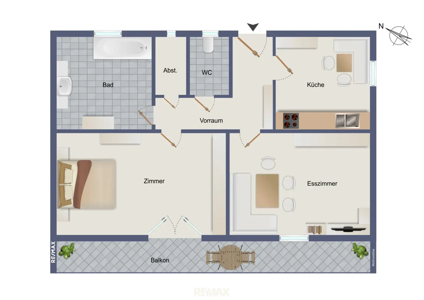 Small farm in sunny location with two residential units and large plot