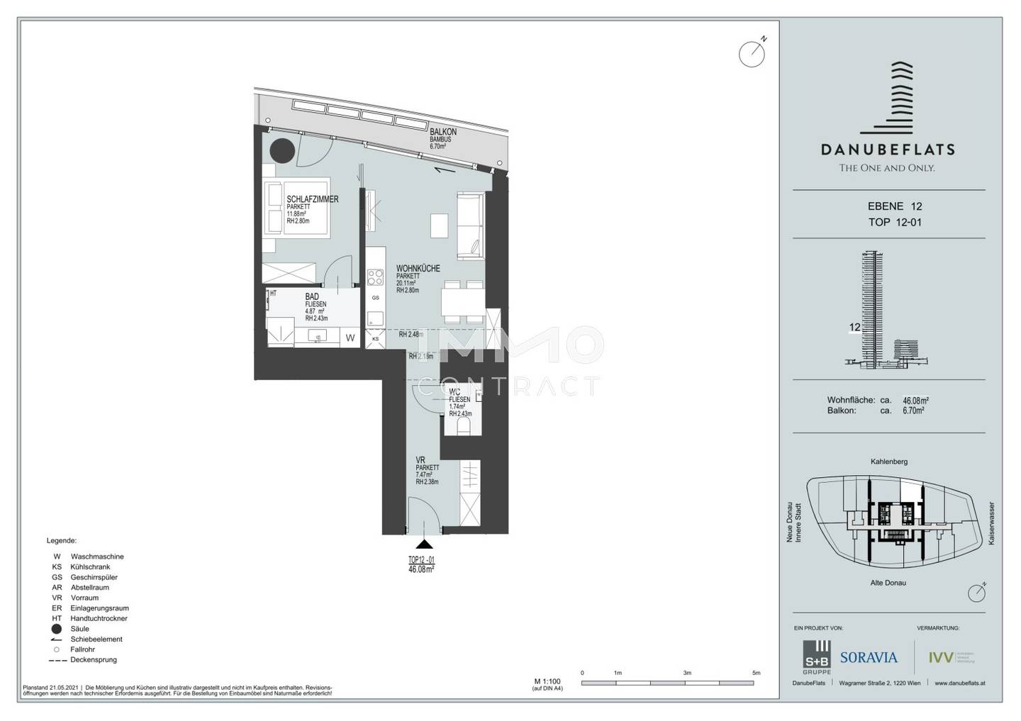 DANUBEFLATS: Elevated Living with Iconis Danube Views - Fully Furnished