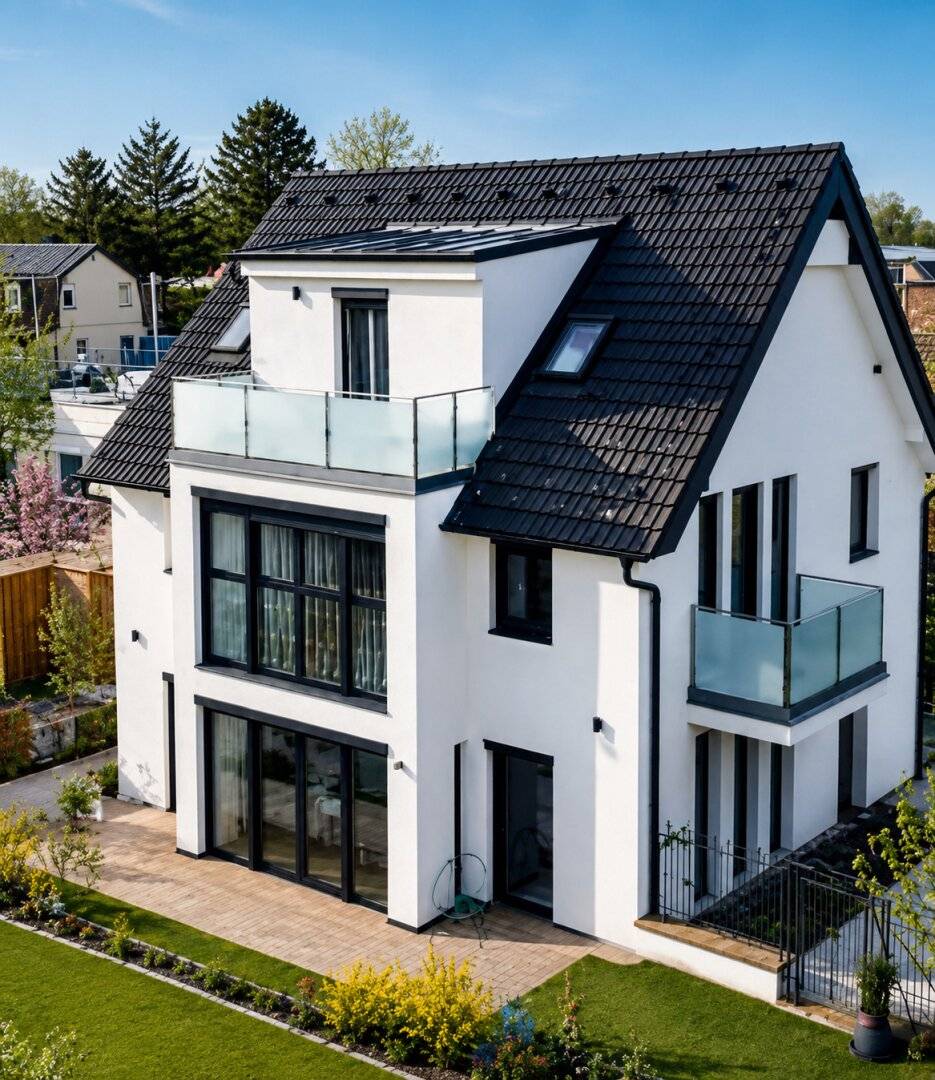 Exclusive newly built villa near the Danube | 178 m² living space | 5 bedrooms | Air to water heat pump