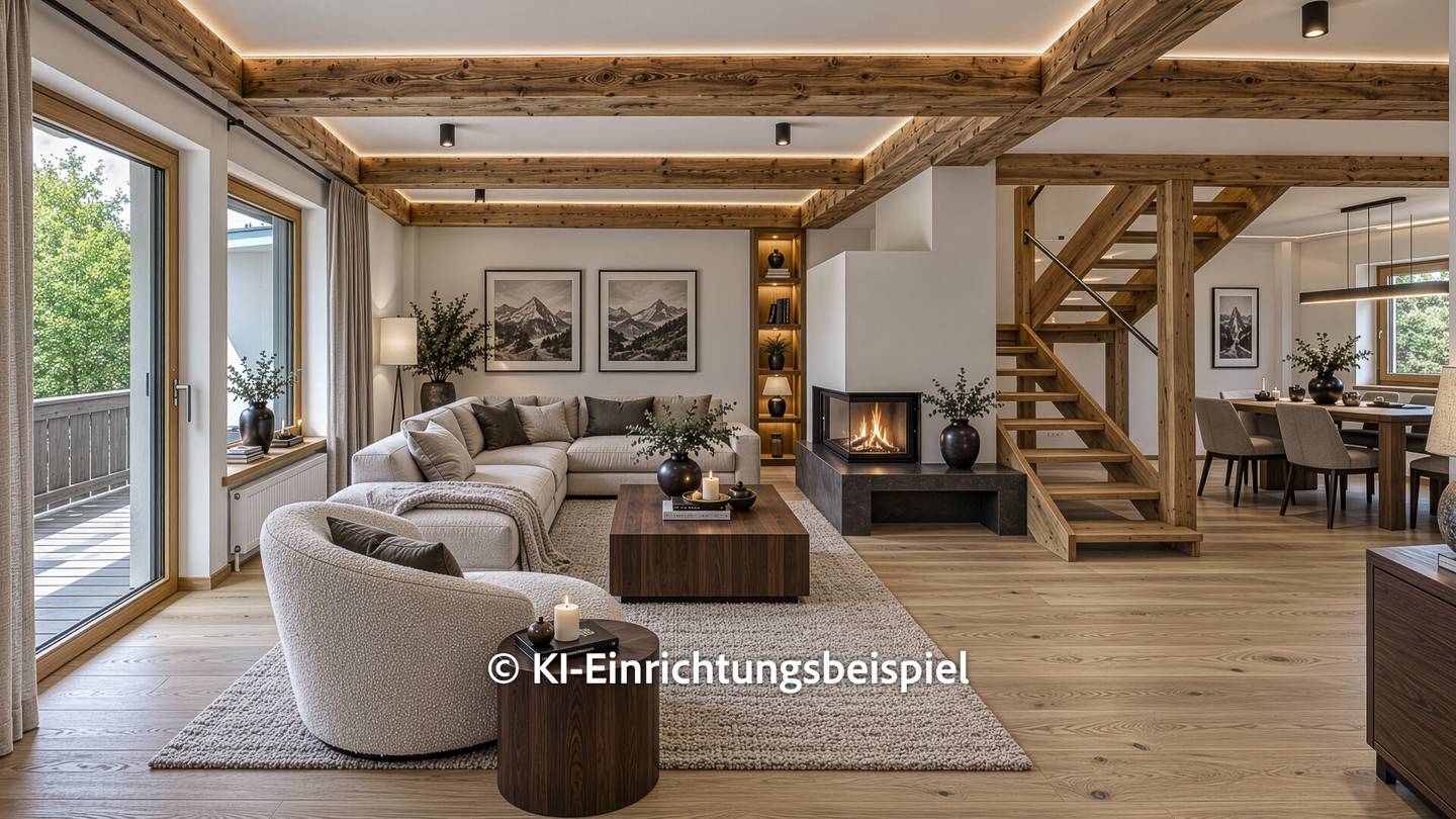 Maisonettewohnung south facing with panoramic view and wellness access