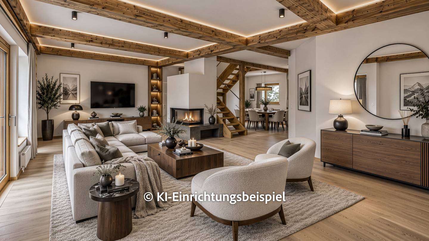 Maisonettewohnung south facing with panoramic view and wellness access