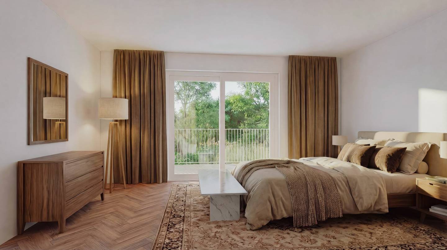 HOME ON THE MUR Living quality that makes every day special! Stylish 3-room apartment with generous balcony TOP D4