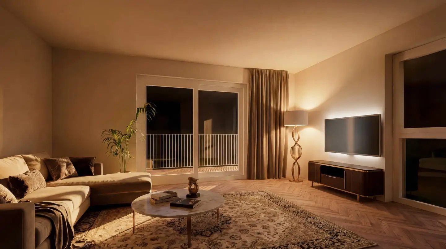AT HOME ON THE MUR Living quality that makes every day special Attractive 2-room apartment with sunny balcony_TOP C6