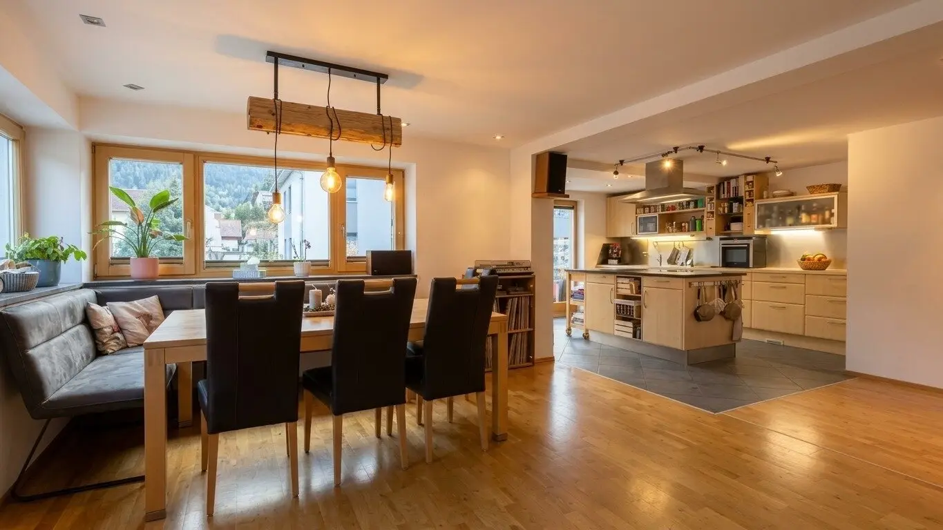Landeck- Perjen: Spacious apartment with balcony, garage and special living ambience