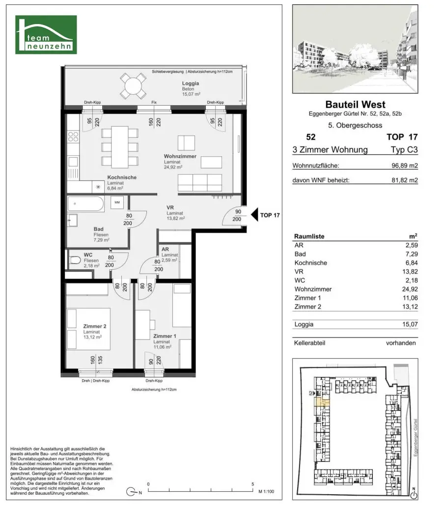 Living at the Pulse of the City - Idyllic 3-room Apartment with Outdoor Area!