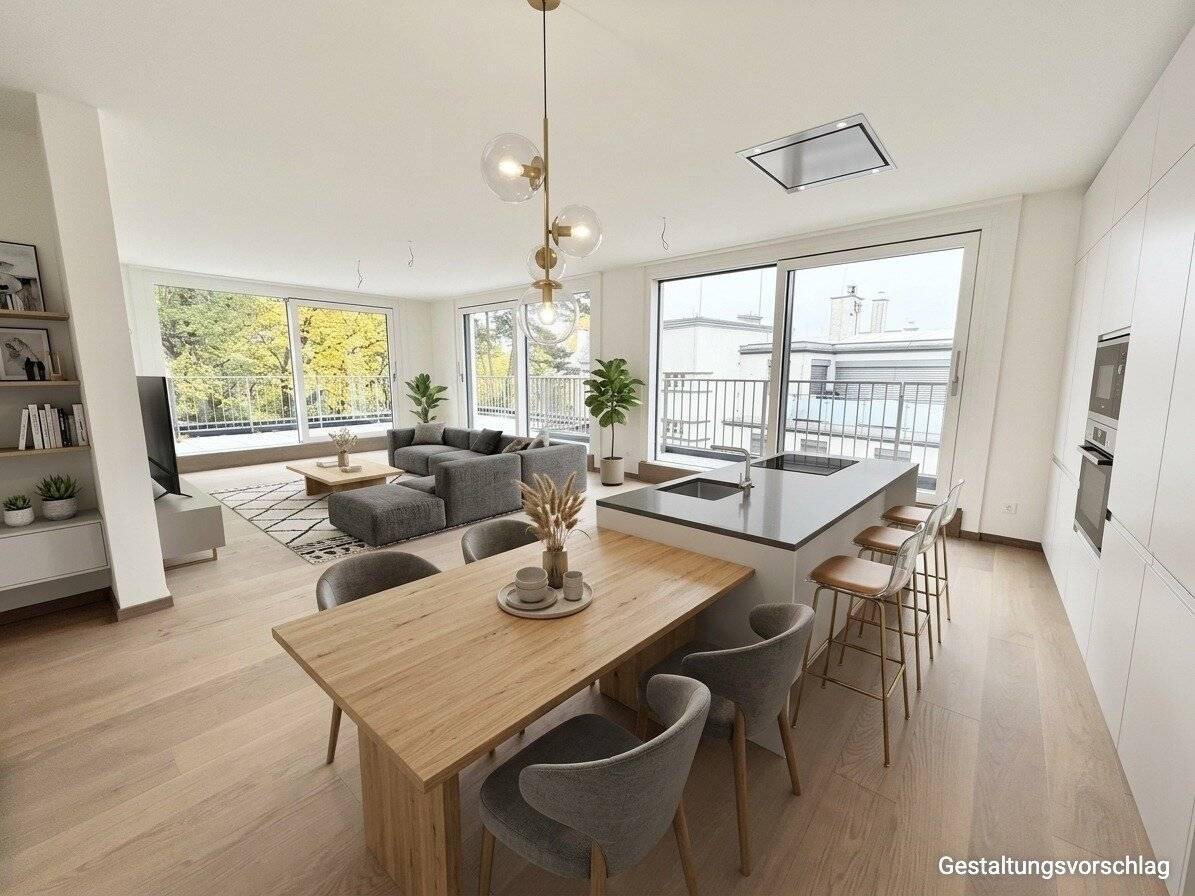 Unique rental opportunity in Obersievering - 4 rooms - approx. 112 m² weighted living area - first occupancy - approx. 30 m² terrace