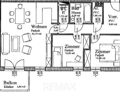 Sonnige Wohnung (befristet vermietet) mit Balkon!