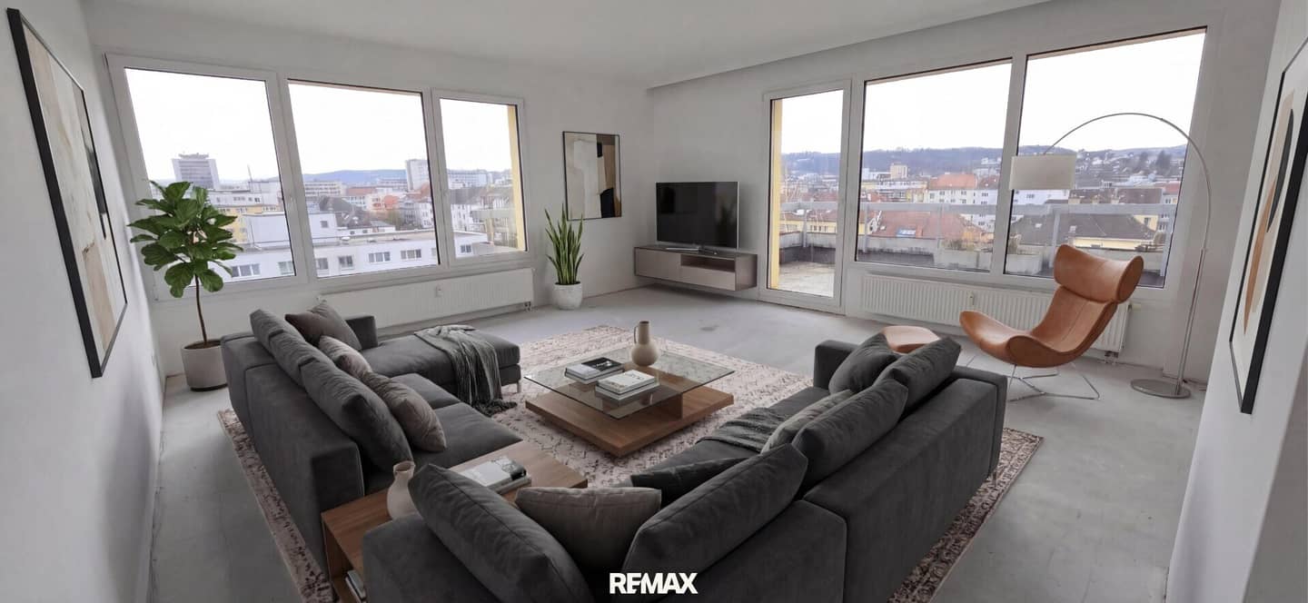 Penthouse apartment in the heart of Linz