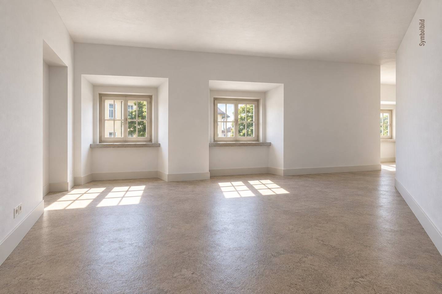 Altbau-Juwel trifft moderne Arbeitswelt! Inspirierende Gewerbefläche | vielseitig nutzbar: Büro, Studio, Atelier | Garten &amp; Terrasse | im BRAUHAUS Ensemble by FLAIR