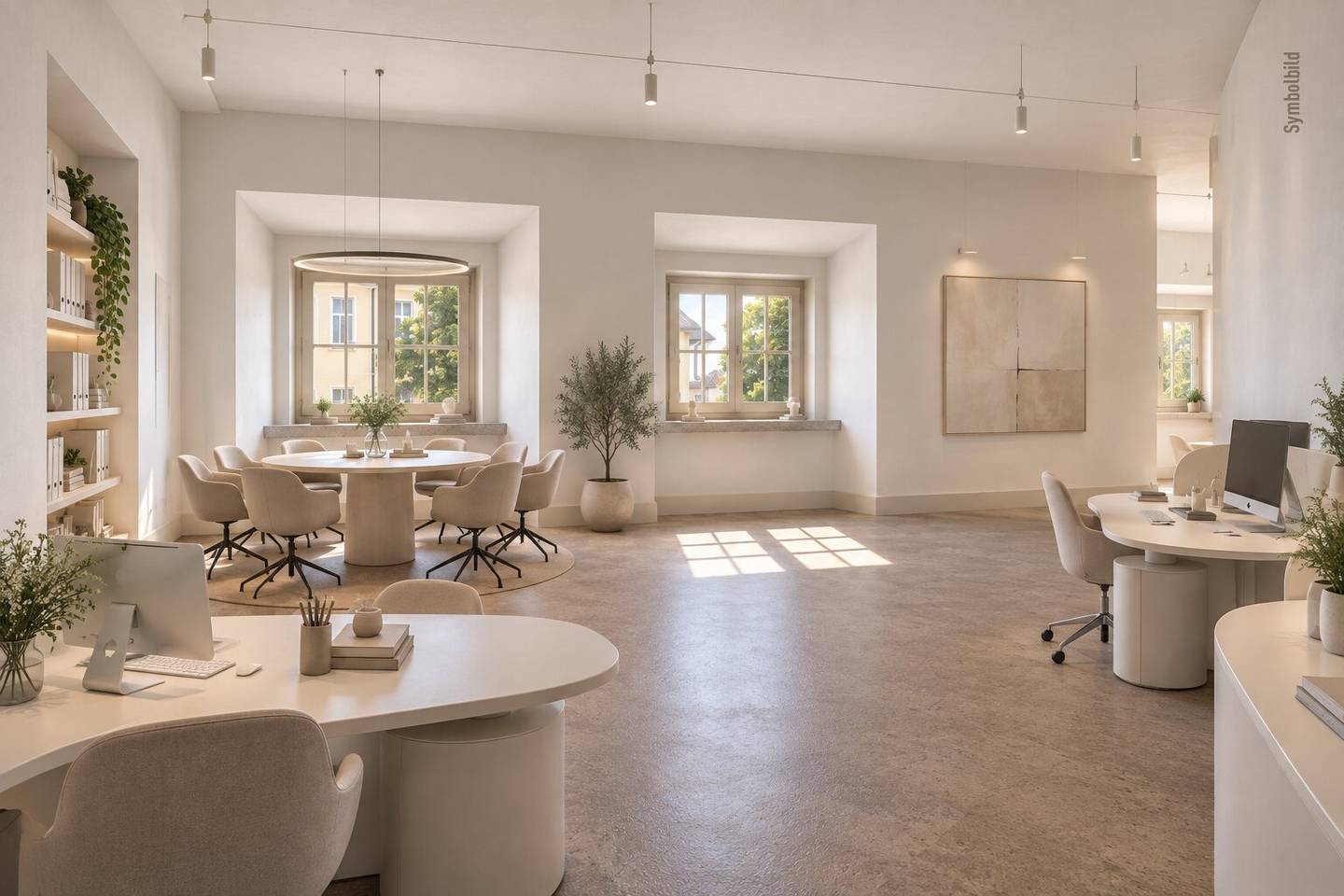 Altbau-Juwel trifft moderne Arbeitswelt! Inspirierende Gewerbefläche | vielseitig nutzbar: Büro, Studio, Atelier | Garten &amp; Terrasse | im BRAUHAUS Ensemble by FLAIR