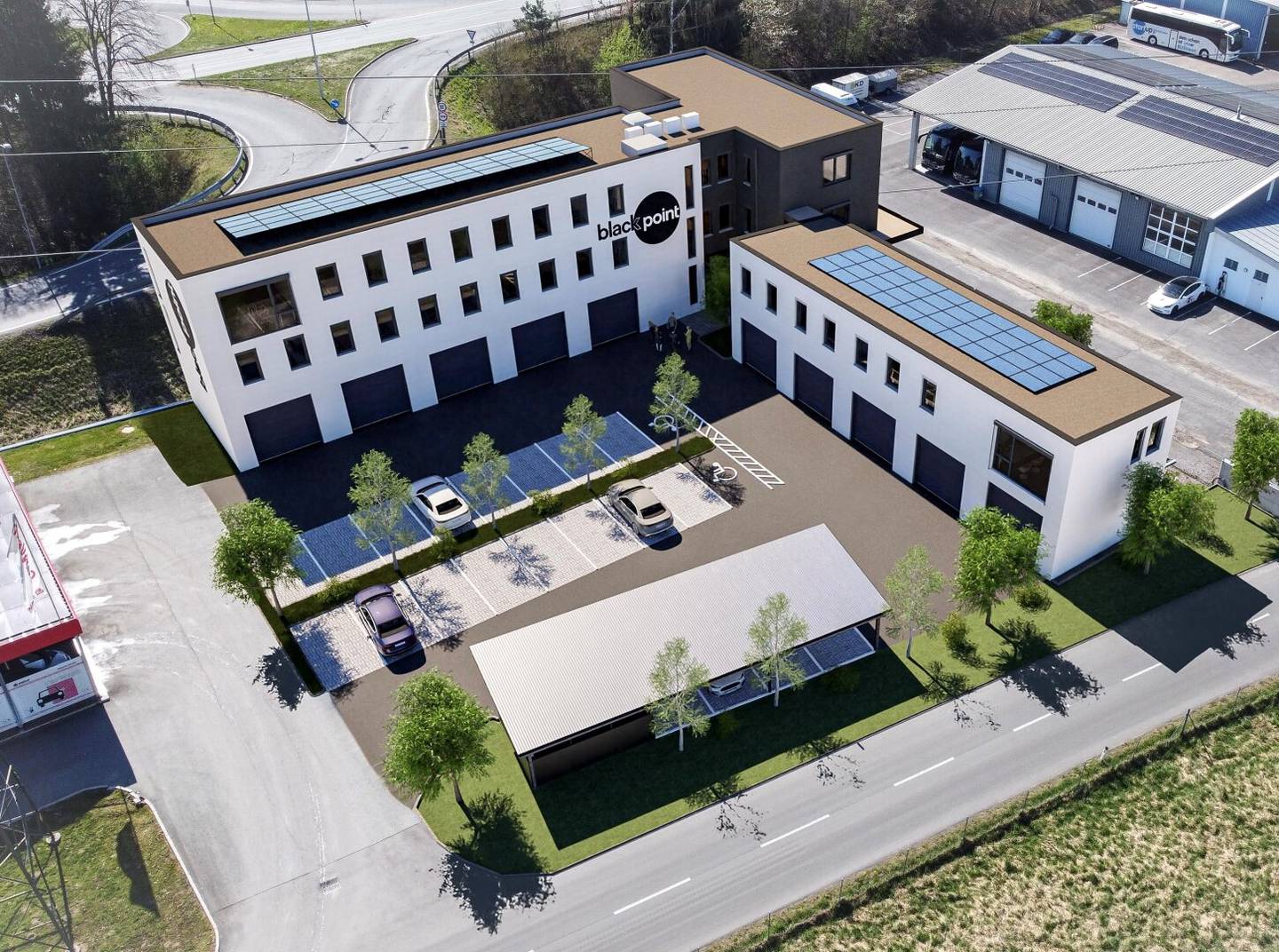 Modern office and commercial spaces in prime location – BLACKPOINT Gleisdorf