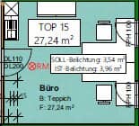 BLACKPOINT - Top equipped 27 m² office
