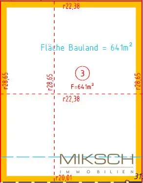 Spacious building plot I 641 m² I in 3143 Pyhra/Wald I no building obligation I immediately available