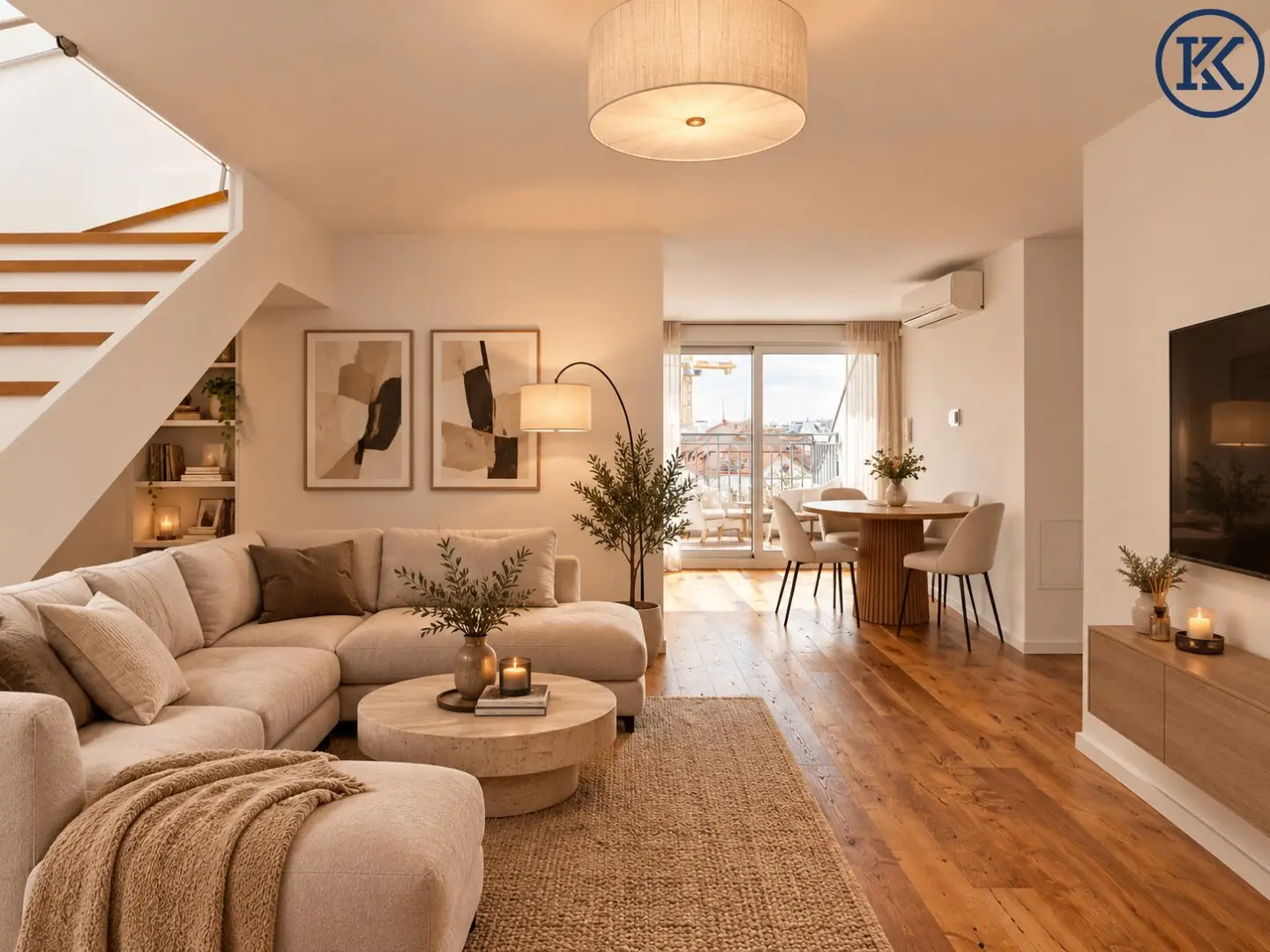 Wohnen über den Dächern Wiens - Exklusive Dachgeschosswohnung mit Galerie &amp; Terrassen