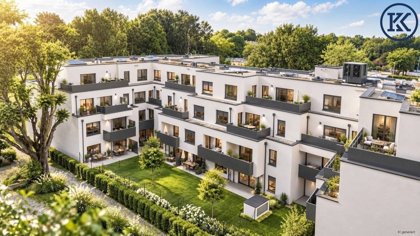 New-build apartment in the green – modern 2-room apartment with terrace in the heart of Aspern