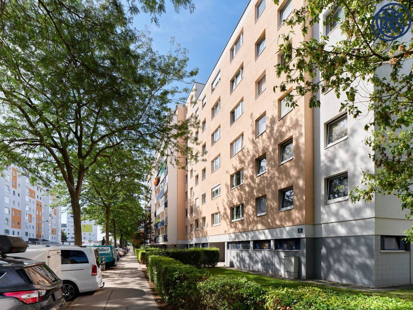 U1-Anbindung &amp; Weitblick: Großzügige 3-Zimmer-Wohnung mit Loggia nahe Donauzentrum