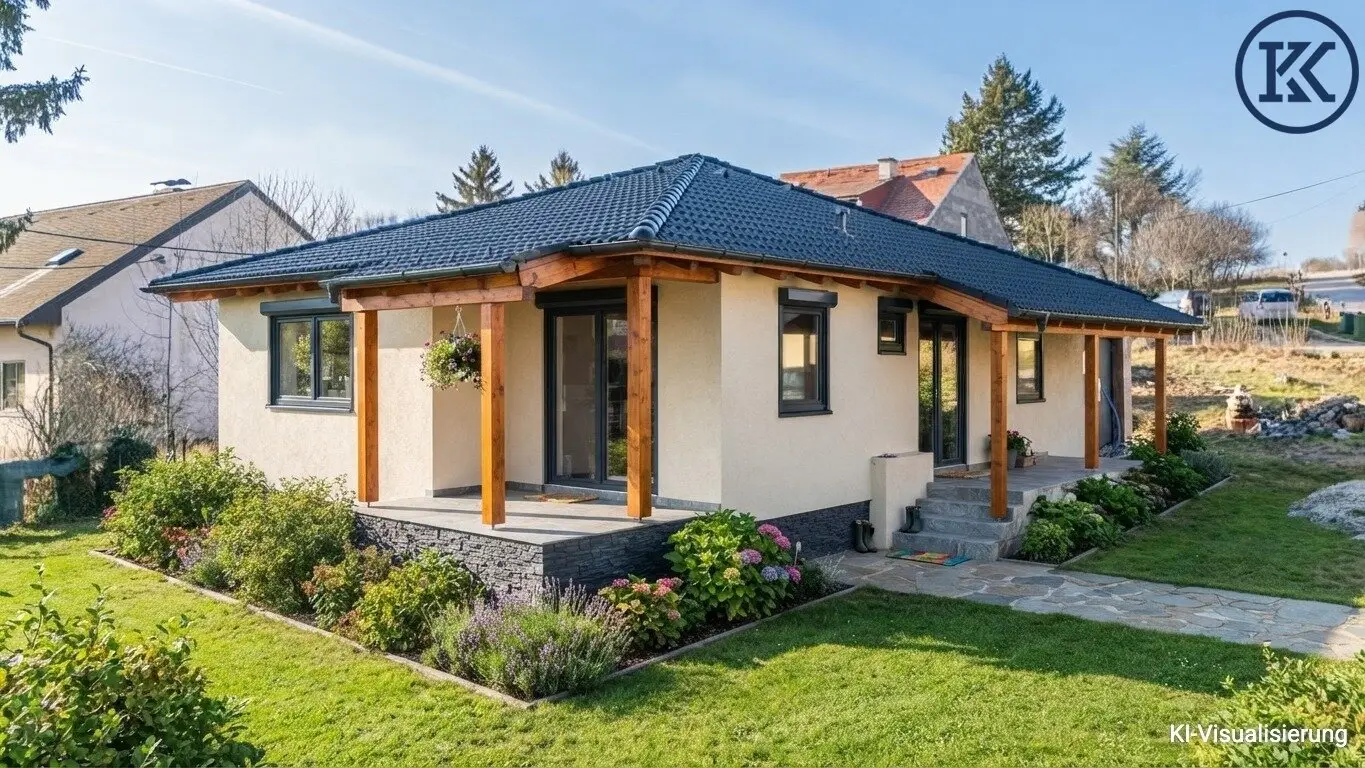 Bungalow dream in shell construction – design your home according to your own wishes
