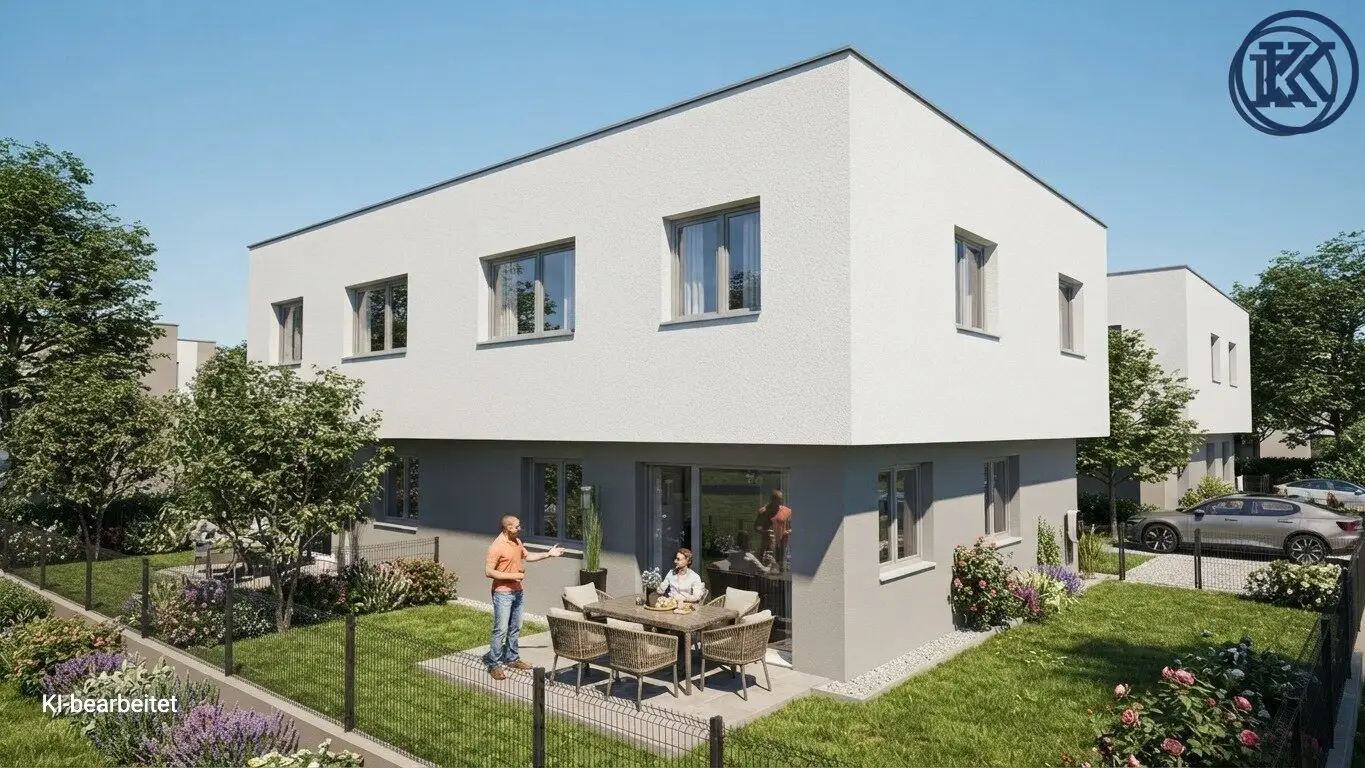 Last opportunity: Your dream house in Kagran, solid brick, modern and with private garden