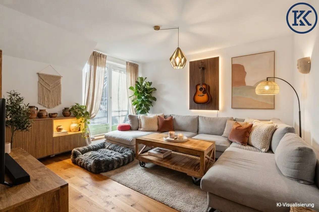 Stylish maisonette apartment in a quiet location only 10 to 15 minutes' walk to Seestadt
