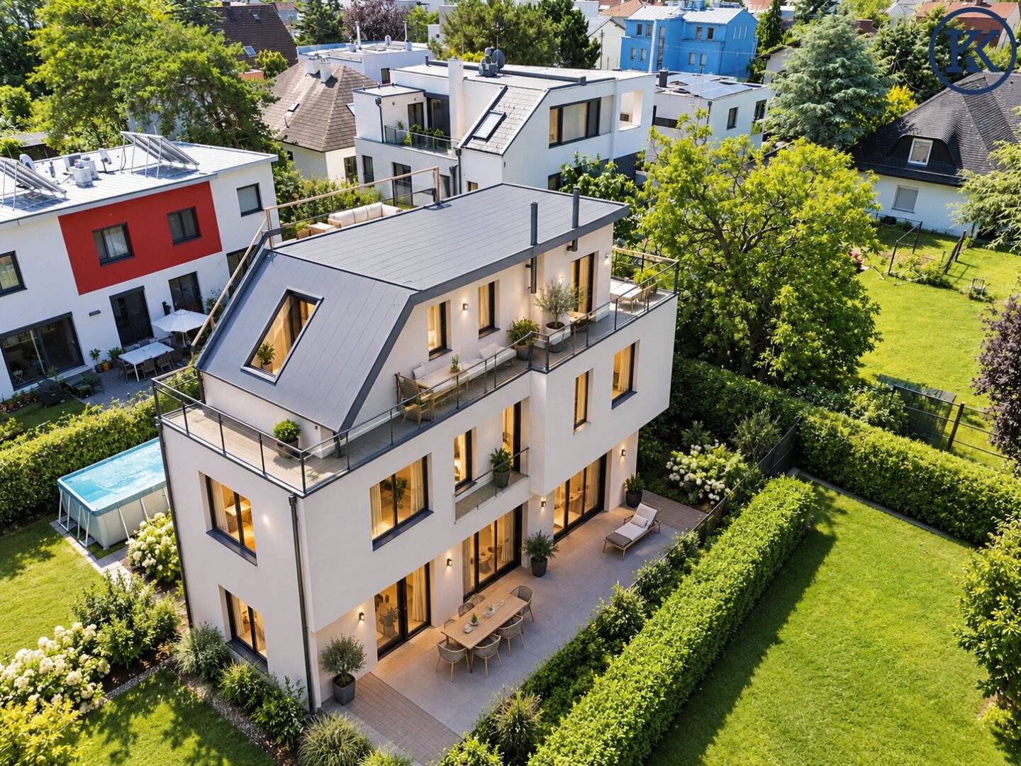 Beautiful Brand-New Single-Family House with Garden near Donaupark and Alte Donau