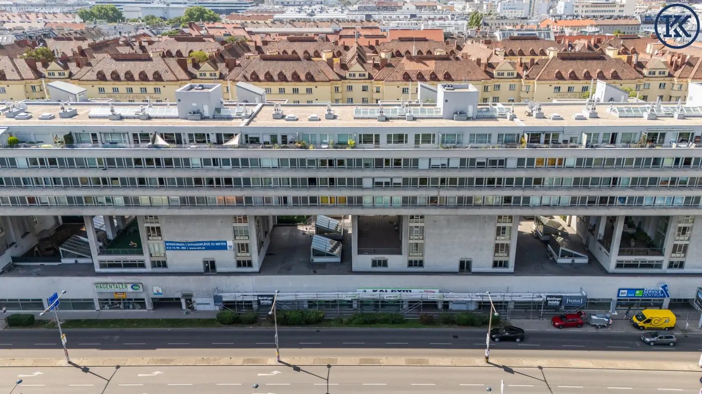 2 Zimmerwohnungen mit großer Terrasse im 8. Stockwerk!