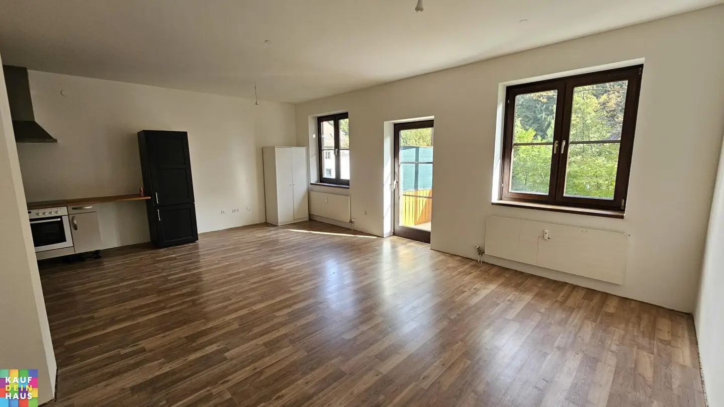 1 room apartment in quiet green location next to Stift Rein
