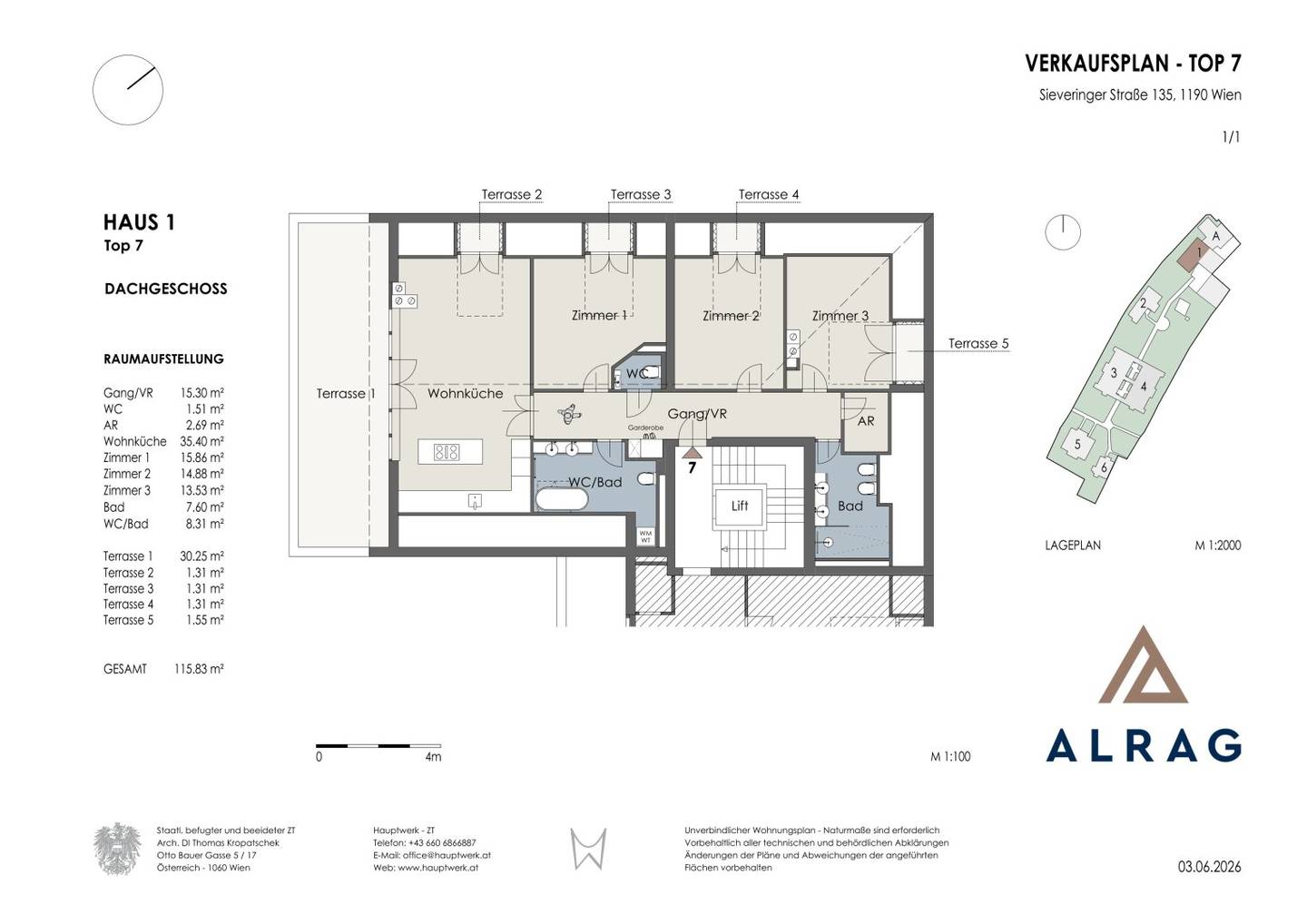 FIRST OCCUPANCY AFTER COMPLETE RENOVATION: "Wohnatelier Sievering" | Exclusive Penthouse with 5 Terraces