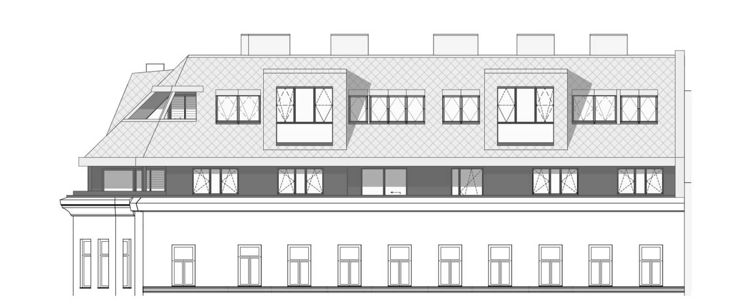 Permitted raw attic | 522 m² | Webergasse | Near U4 Friedensbrücke