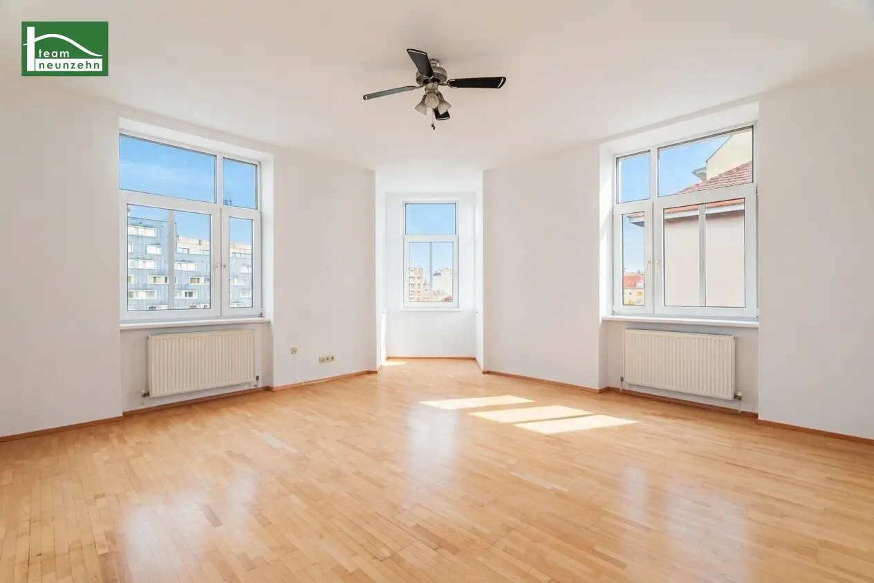 Sonnige Eck-Wohnung mit Erker direkt bei der U4/U6 Längenfeldgasse! 2-Zimmer oder 3-Zimmer möglich!