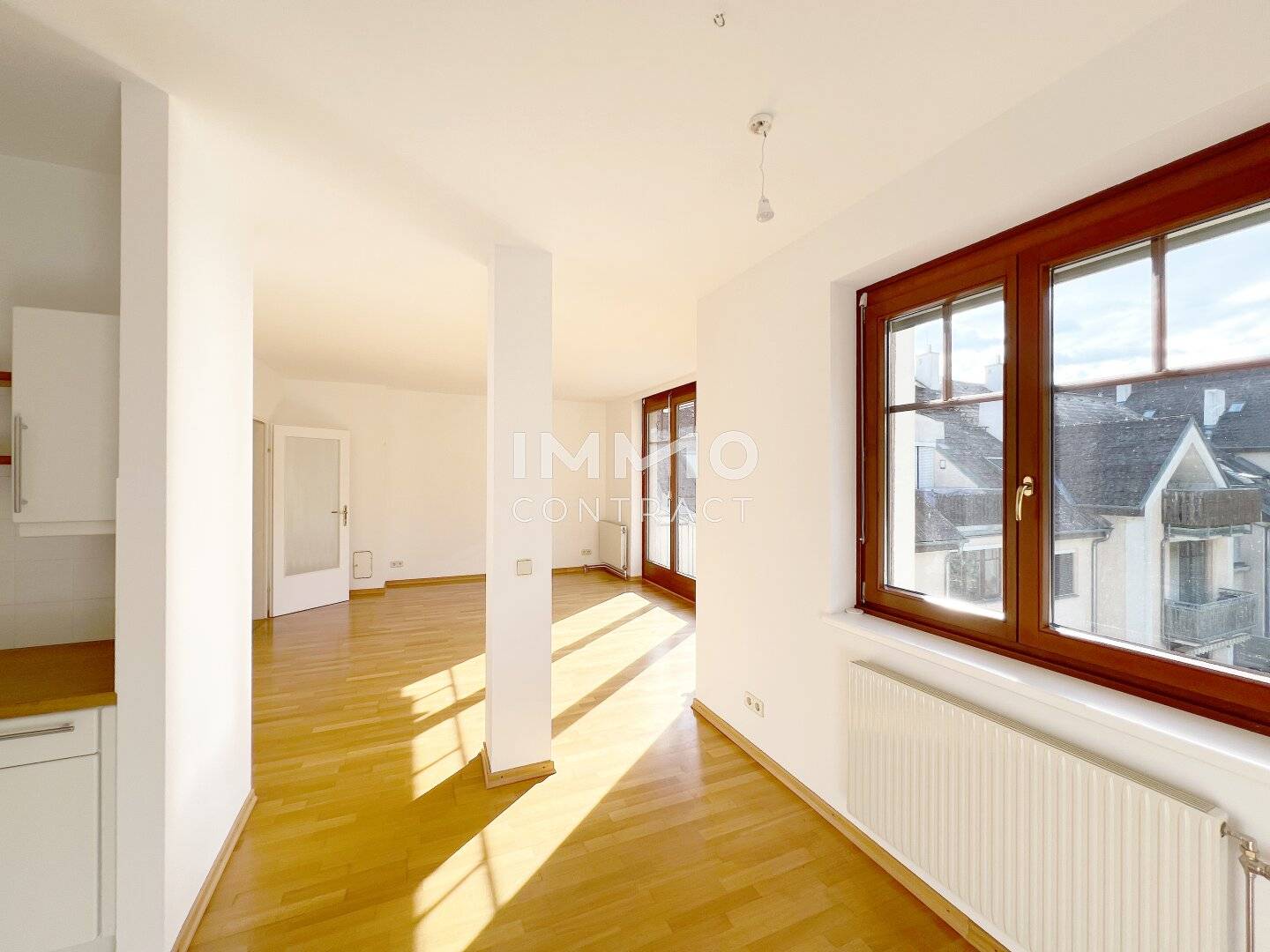 Krems: Charmantes 1-Zimmer-Apartment mit Balkon &amp; Tiefgaragenplatz in der Mühlhofsiedlung