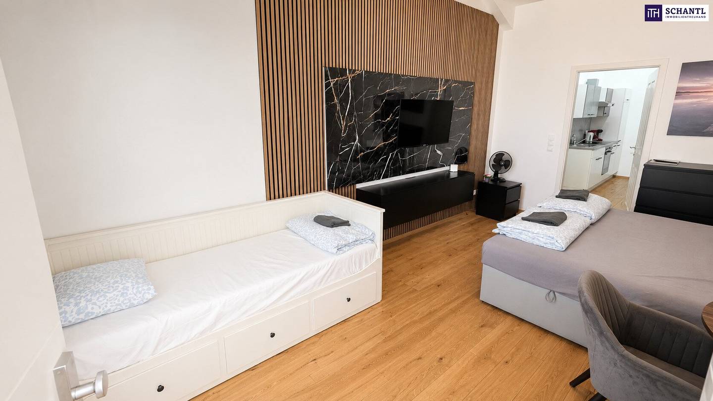 Two approved apartments for short-term rental in the 2nd district + attractive location and ideal U1 connection