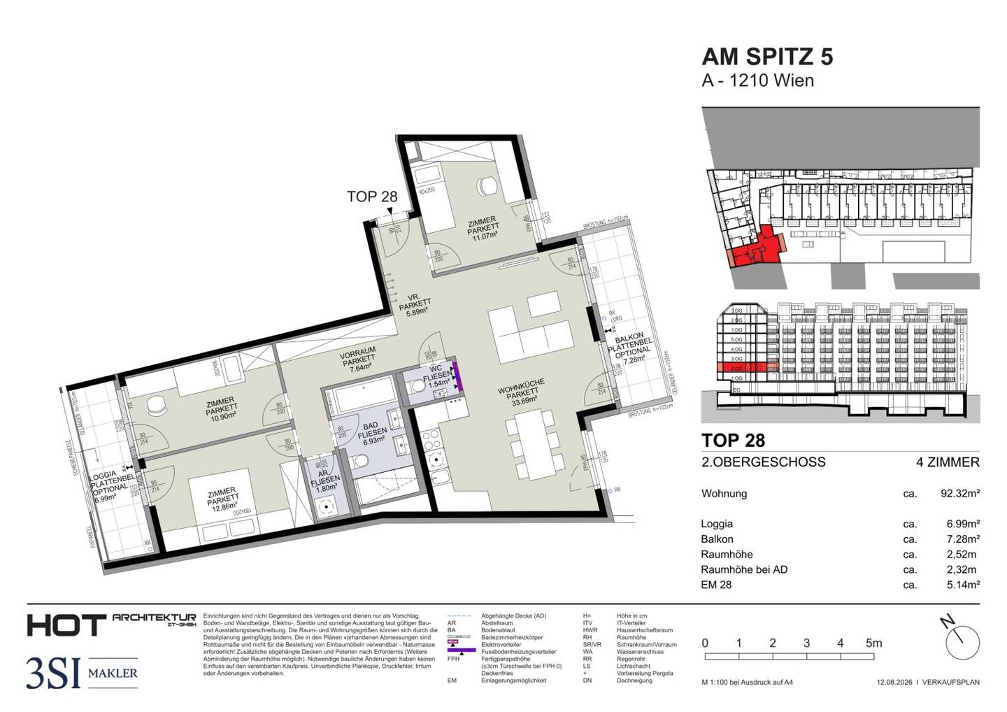 Am Spitz: Stilvolles Wohnen mit Balkon