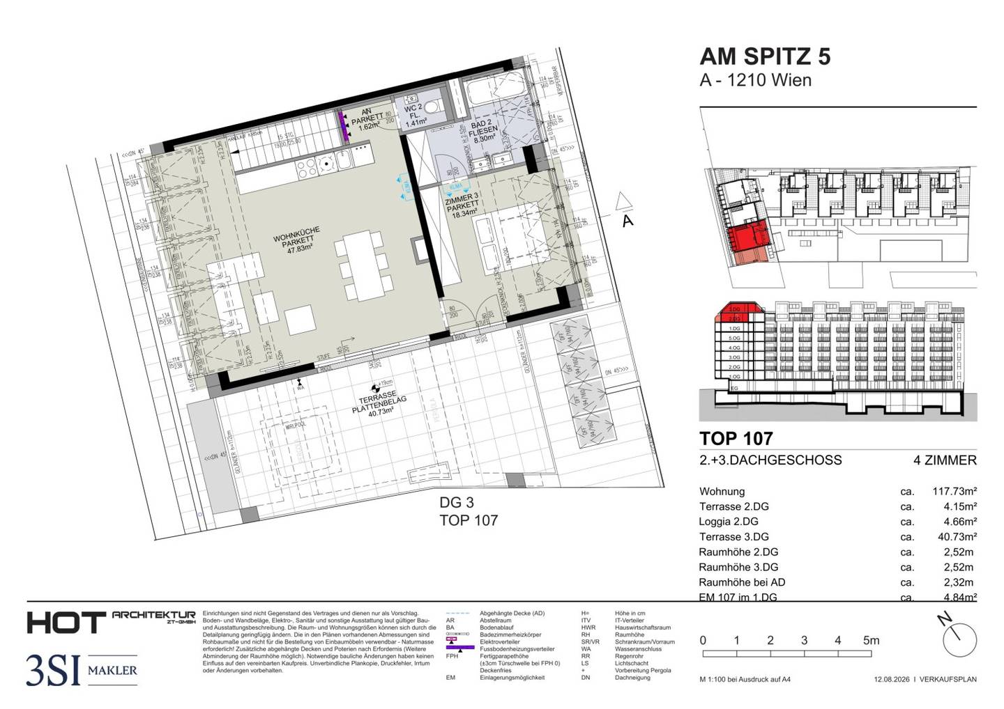 Modern attic maisonette - Where the terrace becomes a second living room