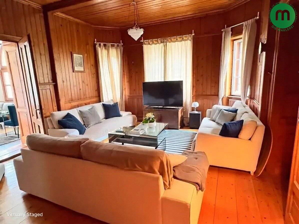 Renovated Salzkammergut Villa with a Share in Lakeside Land and Additional Outbuilding