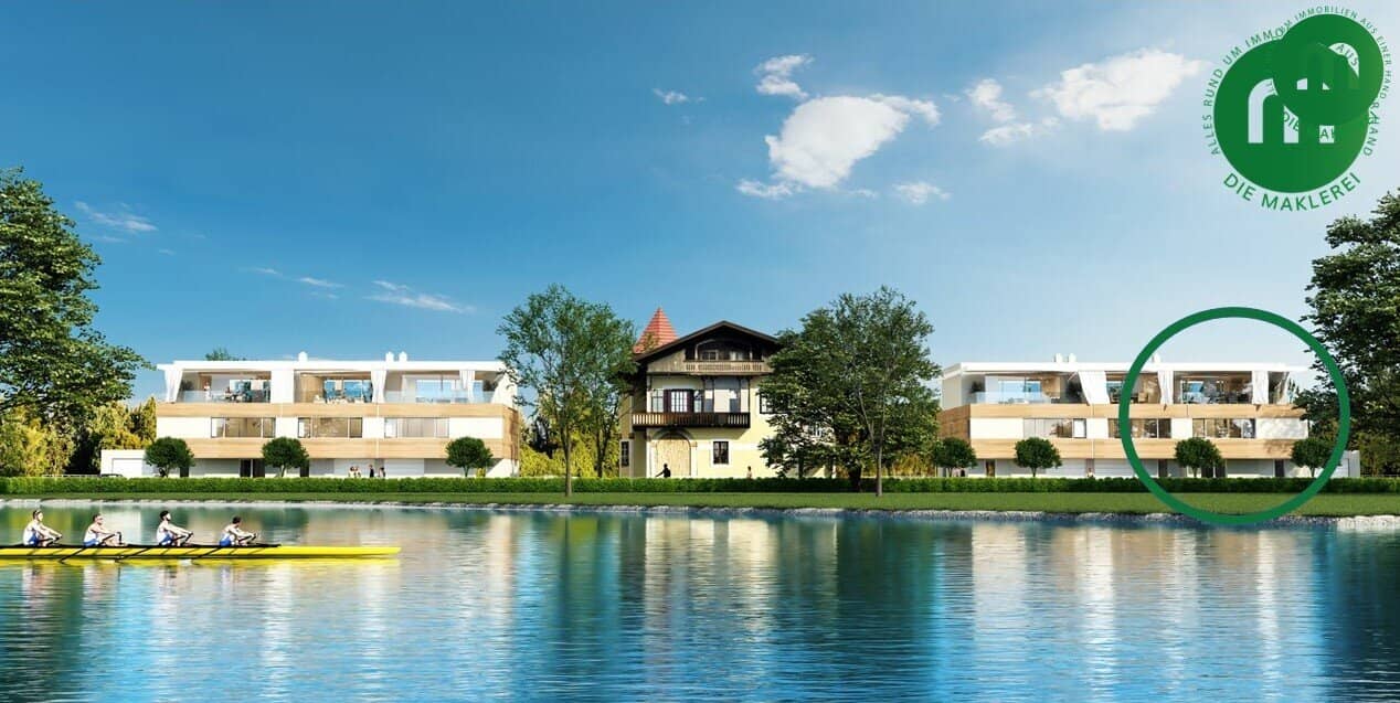 Exclusive Residence at the Mondsee - Swimming Area, Terraces &amp; Garden included