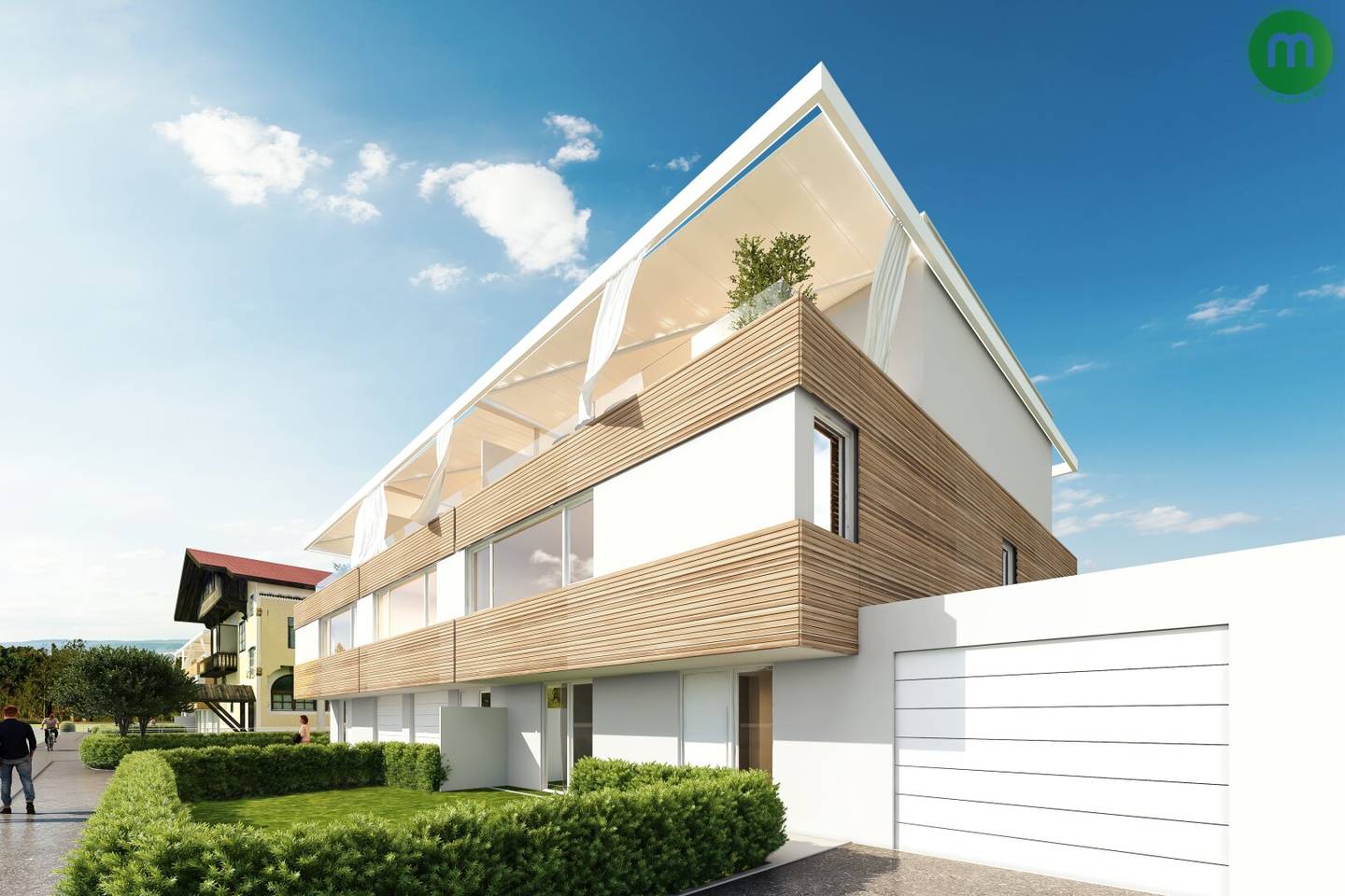 Exclusive Residence at the Mondsee - Swimming Area, Terraces &amp; Garden included