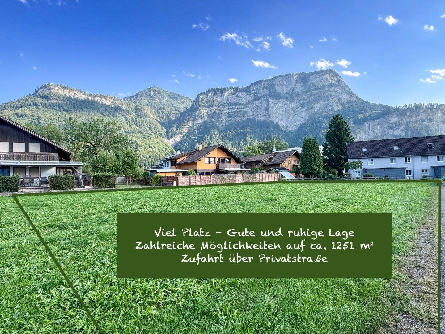 Spacious building plot of approx. 1.251 m² in Dornbirn Hatlerdorf – attractive development opportunity