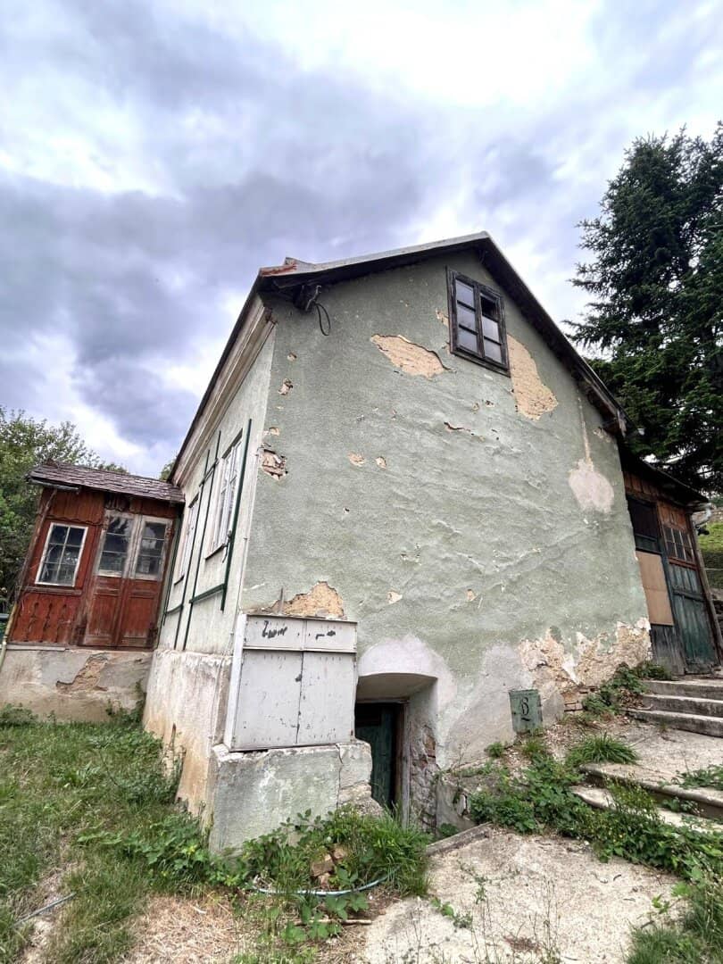 SÜDHANGLAGE AM WIENERWALD - baugenehmigtes Wohnprojekt mit traumhaftem Wienblick - unteres Haus