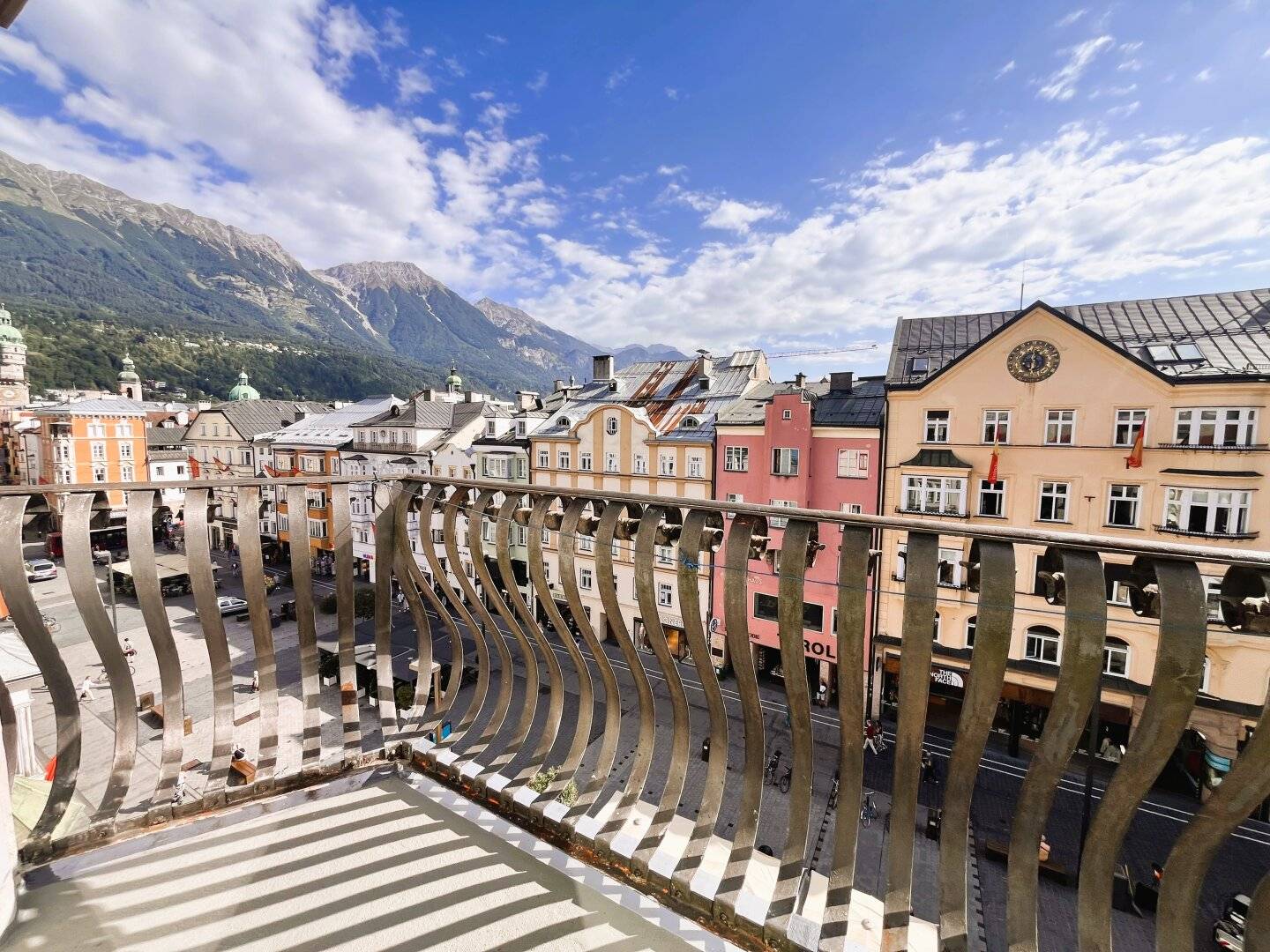 Aussicht vom Balkon