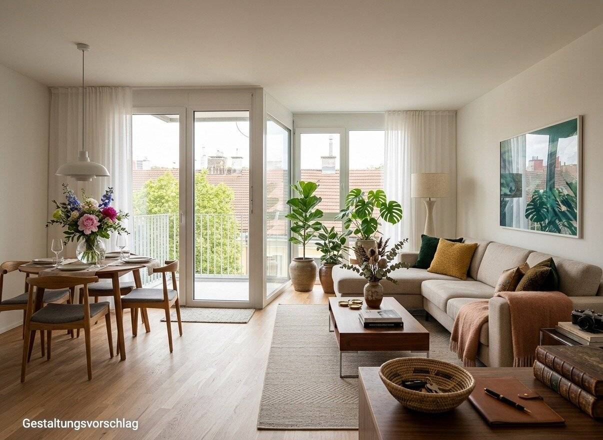 You move in first: 2-room apartment with balcony, 1100 Vienna