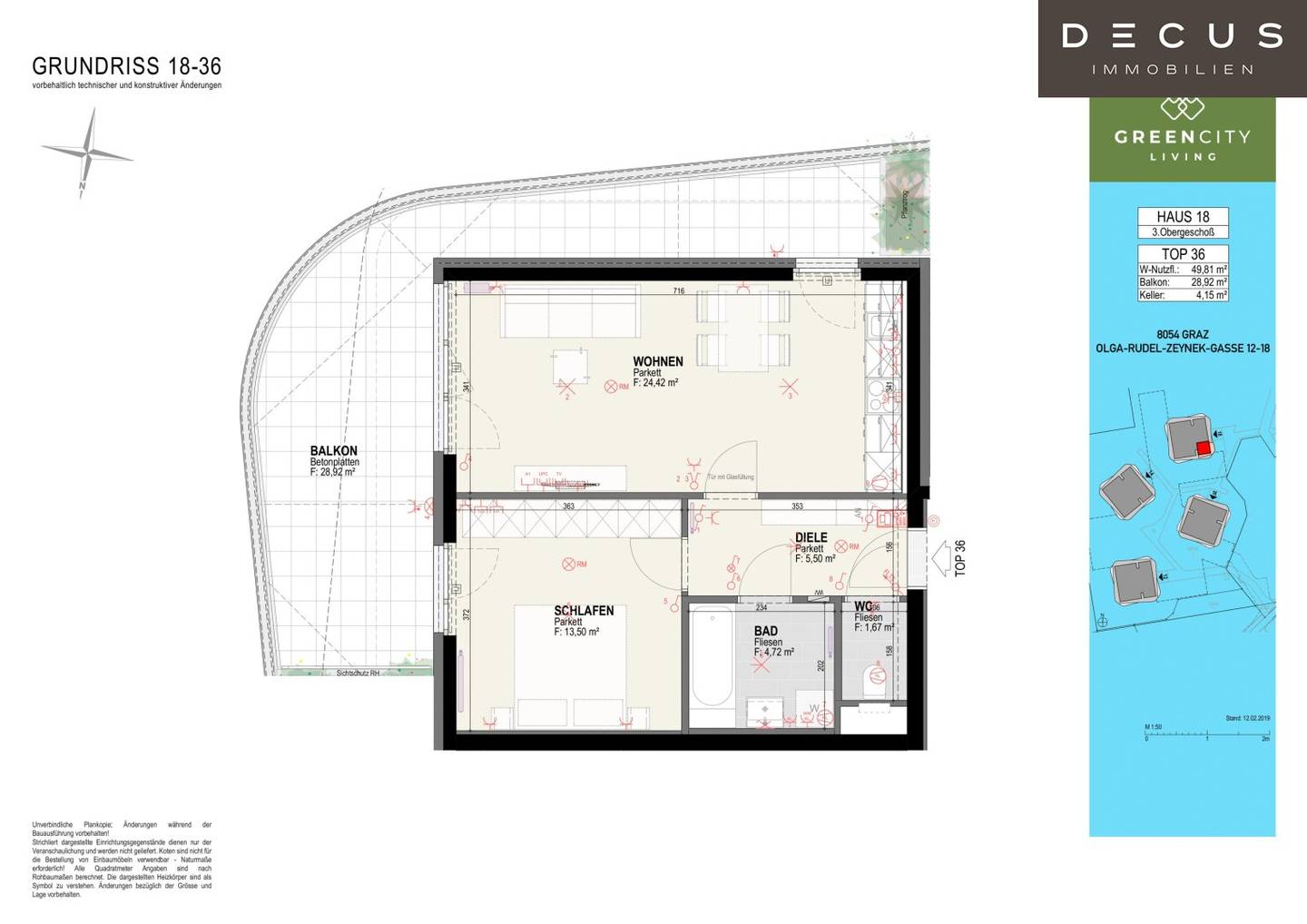 2-room apartment | GREEN CITY LIVING | quiet location