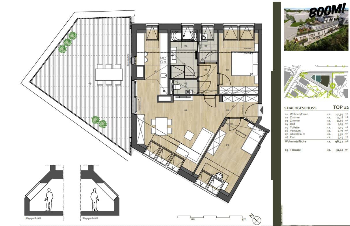 Luxury Living am Roten Berg | 1130 Wien – Exklusive Dachgeschoss- &amp; Terrassenresidenzen in Hietzing