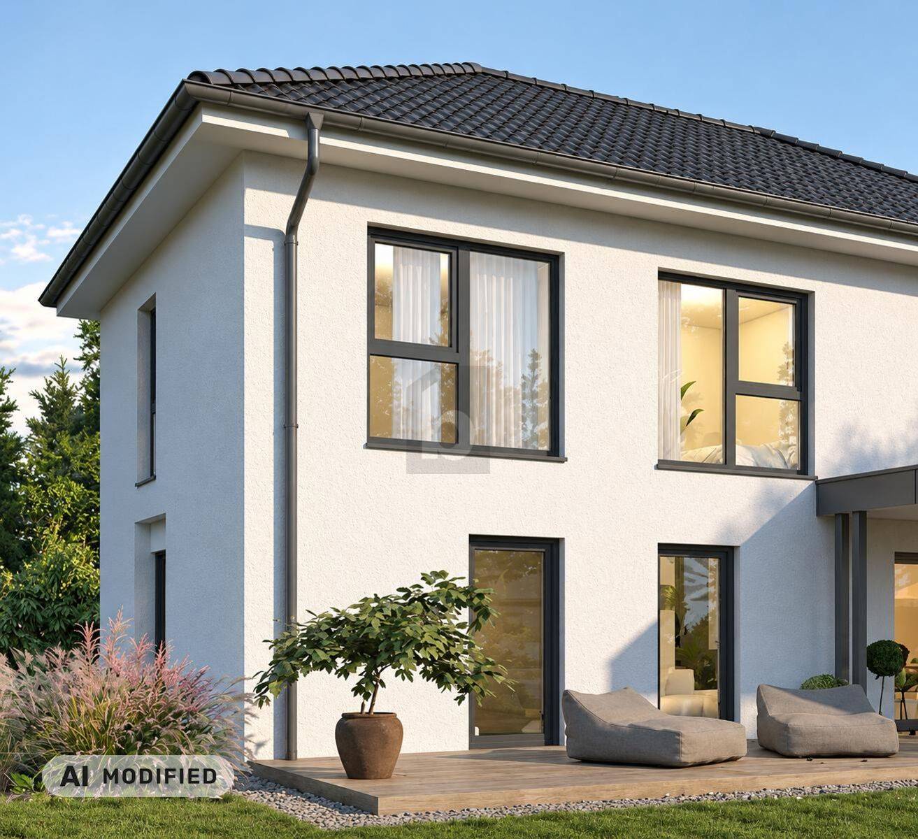 New family apartment with sunny garden