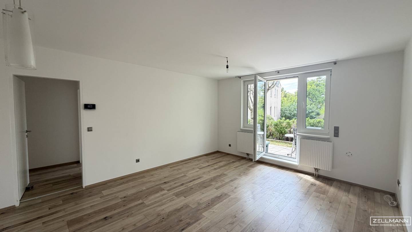 Natur vor der Haustüre – hochwertige Gartenwohnung mit Terrasse | ZELLMANN IMMOBILIEN