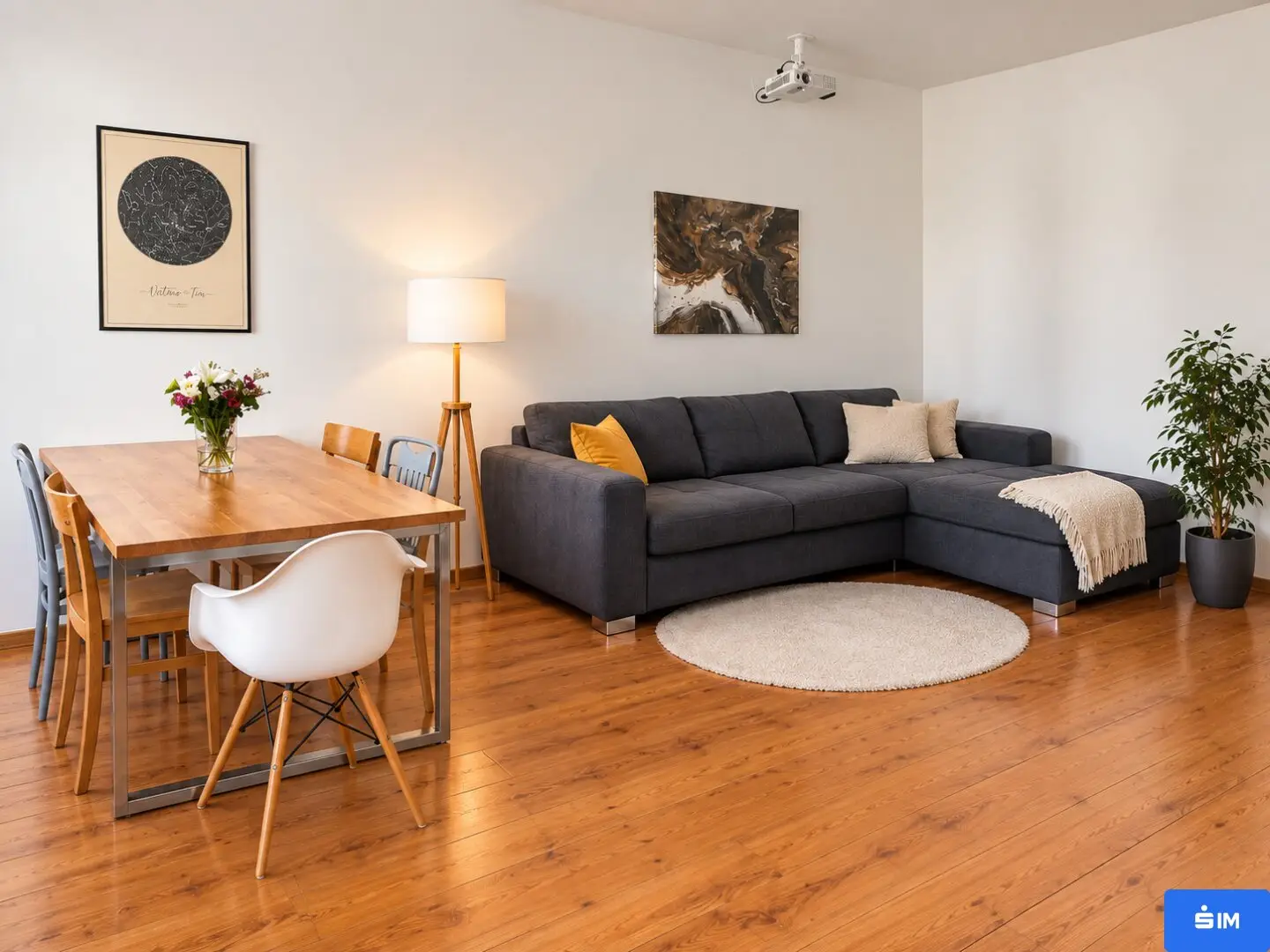 3-Zimmer-Wohnung mit Balkon in ruhiger Innenhoflage