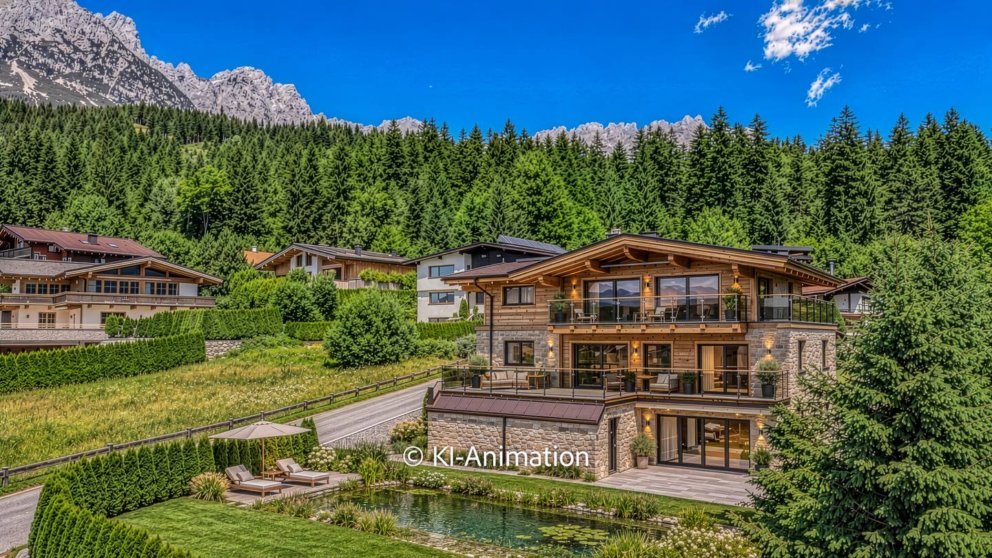Sunny maisonette apartment with panoramic view of Wilder Kaiser