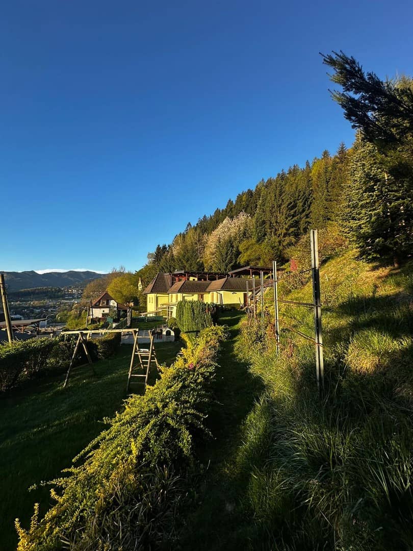 Familienwohnung in parkähnlichem Anwesen mit Burgblick